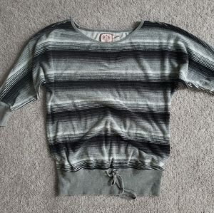 JUICY COUTURE | Striped Terry top | M